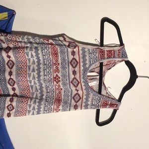 pattern tank top